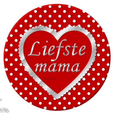 Button 56 mm Liefste mama Button 56 mm Liefste mama